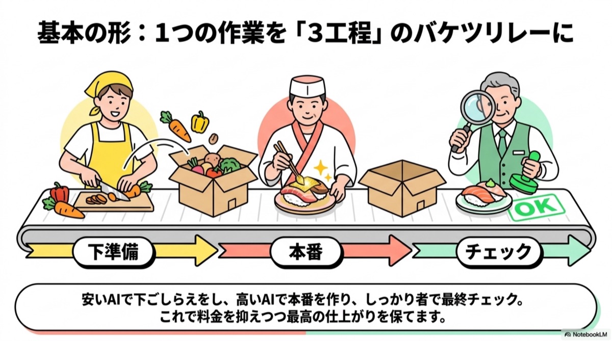 いいAIに全部おまかせが陥る罠。時給数万円の職人に皿洗いをさせていないか
