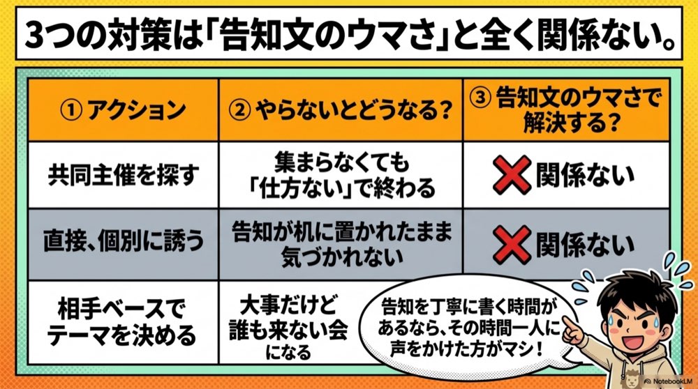 大事なことと今聞きたいことは別