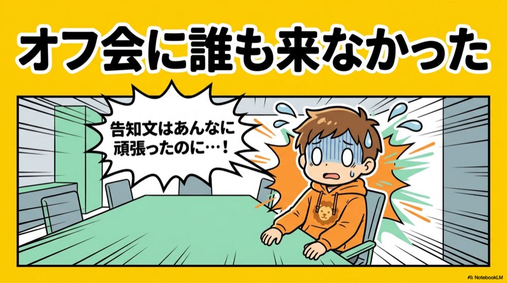 オフ会に誰も来なかった