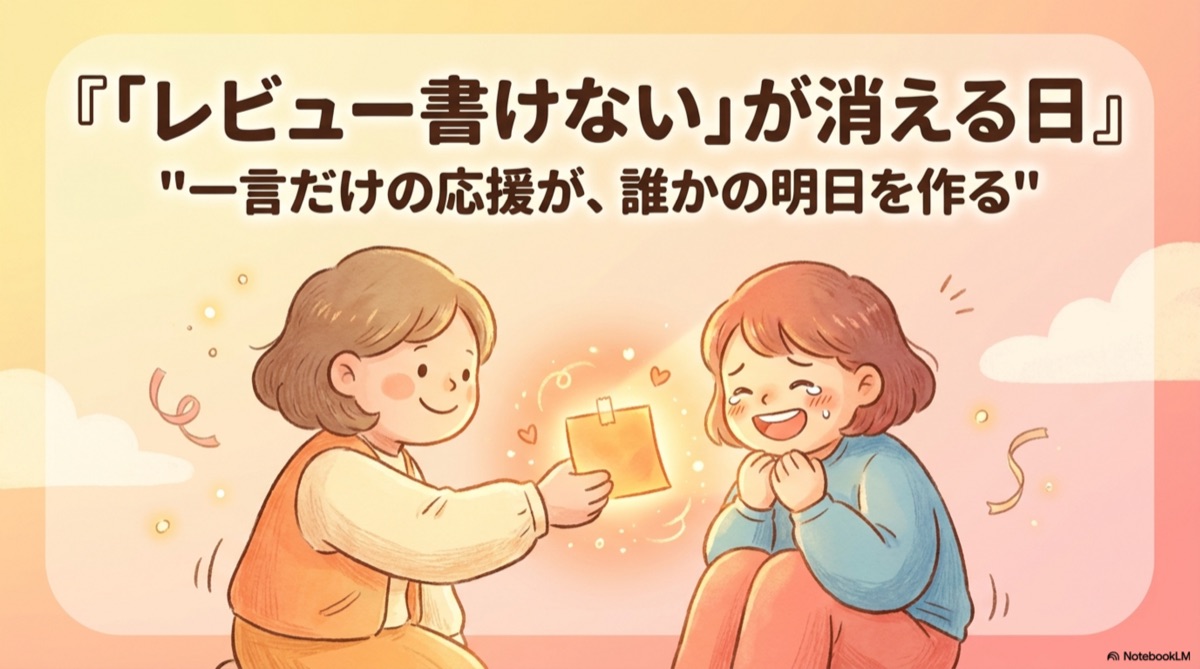 一言だけの応援が、誰かの明日を作る