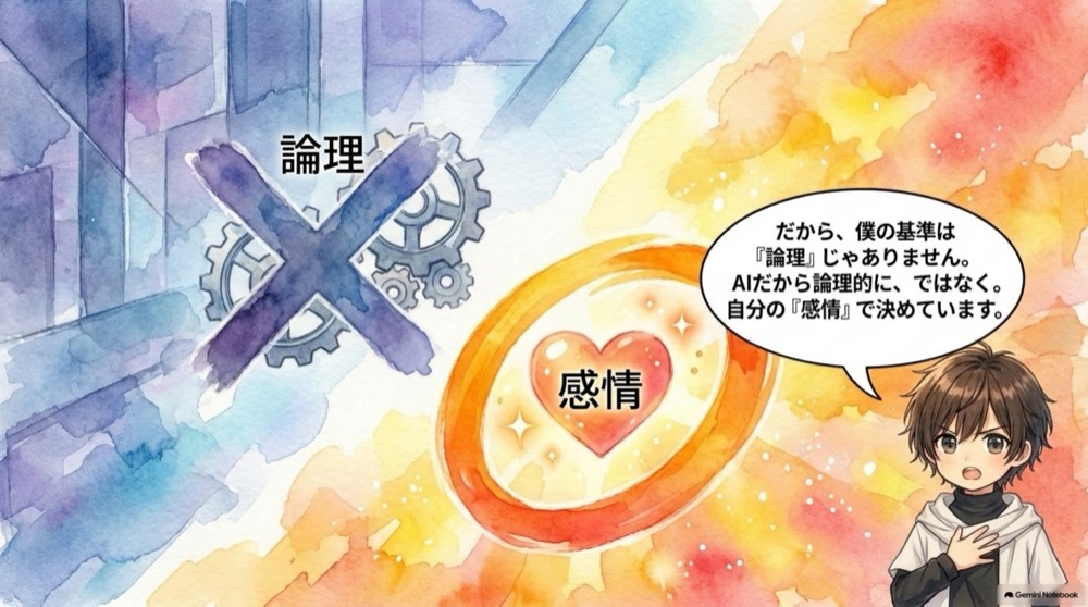 論理ではなく、感情で決める